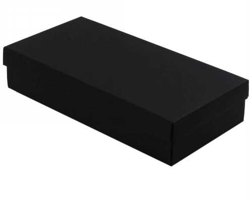 [1450139] Geschenkdoos 10.7x21.7x4.5cm Ivo Mat Zwart 50stuks