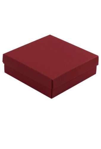[1450101] Geschenkdoos 12.5x12.5x4cm Bert Mat Rood 50stuks