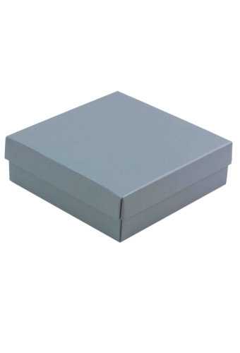 [1450095] Geschenkdoos 12.5x12.5x4cm Bert Metallic Zilver 50stuks