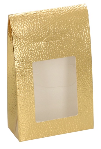 [K1270437] Kadozakje Java Sluiting & Venster Lederlook Goud 11.5x5.5x18cm 10stuks