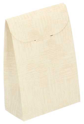 [K1270441] Kadozakje Java Met Sluiting Neutraal Creme 9x4.5x13cm 10 stuks