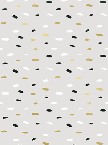 [180053-50] Cadeaupapier Coated jelly drops champagne gold 50cm x 200meter