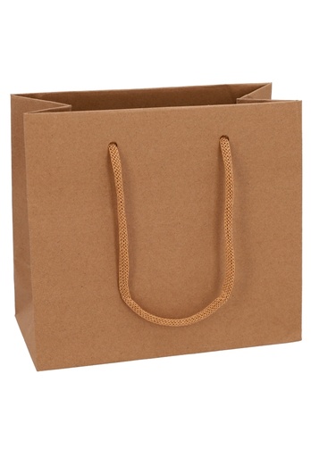 [K1110888] Luxe Papierentas Mat Luzon Kraft & Koord 20x10x18cm 10stuks