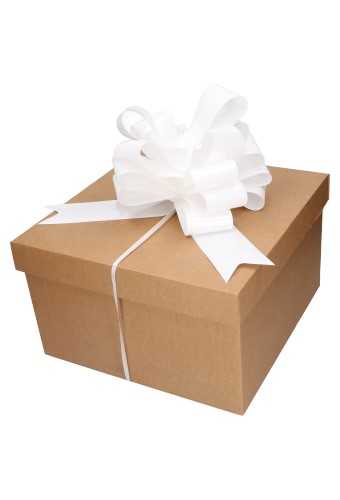 [K1420322] Strik Lak Wit Doorsnee 27cm lint 6.8cm 1stuks