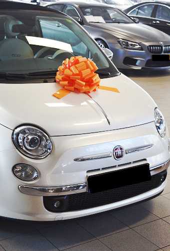 [K1290097] Autostrikken Groot Padova Gelakt Oranje d35+17cm Hoogte 22cm