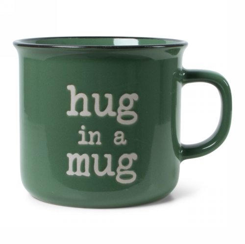 [1681454] Jens Living Retro Mok Groen 9.3x9.3x8cm 1stuks