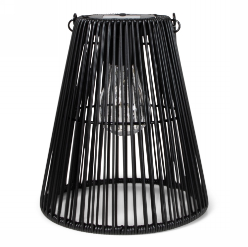 [1681541] Jens Living Solar Lantaarn Zwart 18x18x21cm 1stuks
