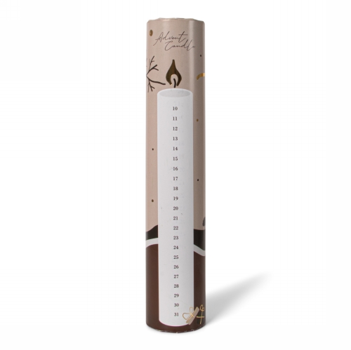 [1681570] Jens Living Adventskaars Wit 5x5x25cm 1stuks