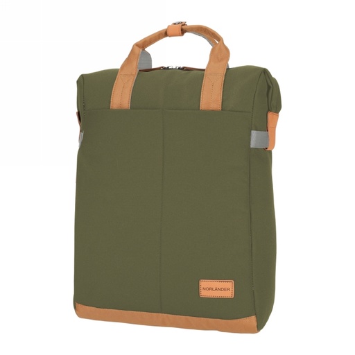 [1681653] Norlander Shopper Rugtas Austin Groen 30x14x40cm 1stuks