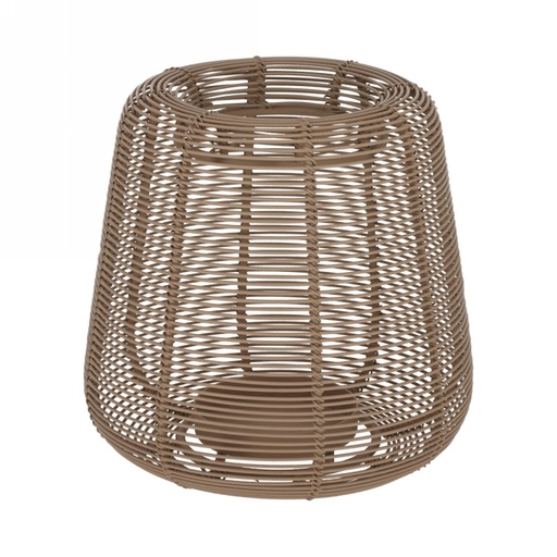 [1681780] Jens Living Lantaarn Sil Taupe Small 16x16x19cm 1stuks