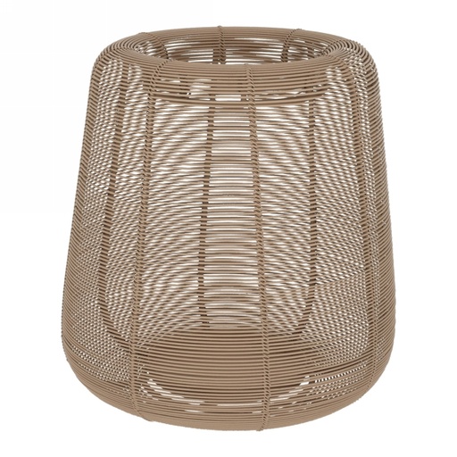 [1681783] Jens Living Lantaarn Sil Taupe Large 22x22x24cm 1stuks