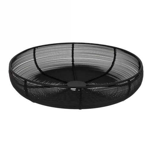 [1681799] Jens Living Draadmand Pim Zwart 29x29x6.5cm 1stuks