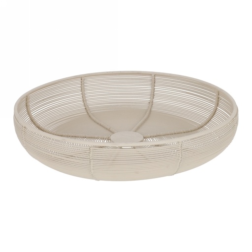 [1681800] JENS Living Draadmand Pim Wit 1stuks