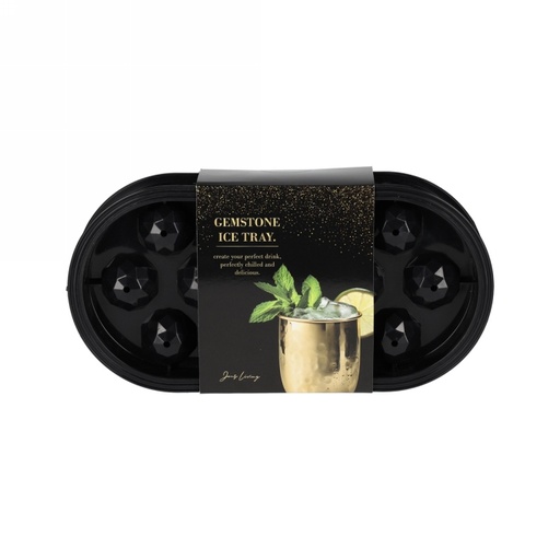 [1681917] Jens Living IJsblokjesvorm Diamant Zwart 24.5x12.3x4cm 1stuks