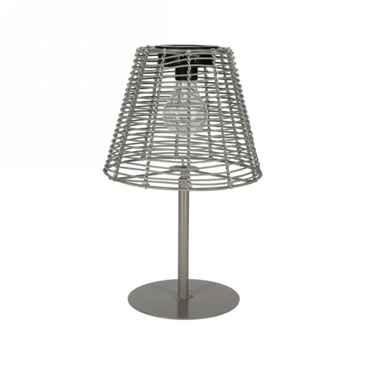 [1681937] Jens Living Solar Tafellamp Liv Grijs 12x20x33cm 1stuks