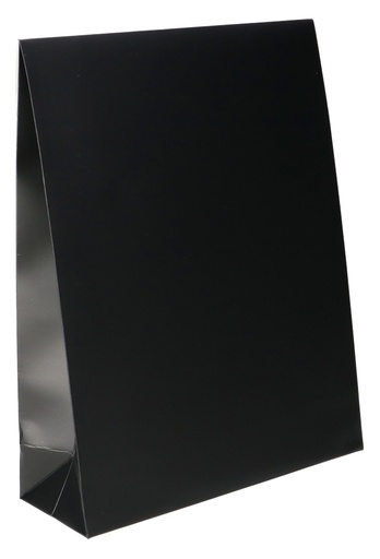 [K1070238] Luxe Kadozakjes Fabro Mat Zwart Met Plakstrip 22x8x29cm 10stuks