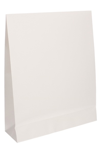 [K1070243] Luxe Kadozakjes Fabro Mat Wit Met Plakstrip 32x10x40cm 10stuks