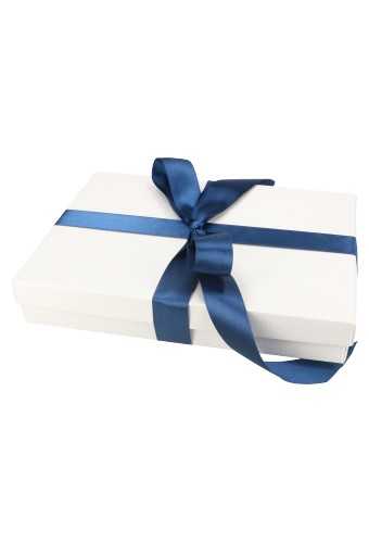 [K1270567] Luxe Kadodoosje & Deksel Bruno CREME Wit 22x16x3.5cm 300gr 10stuks