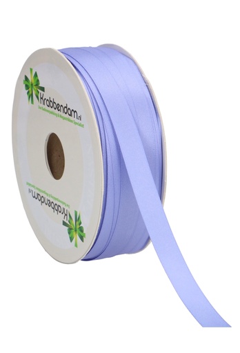 [K1300147] Satijn Dubbel Lint 12mm x 100 meter Lila