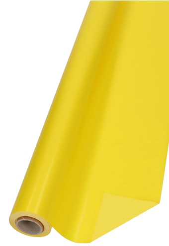 [K1080024] Kadofolie Geel Mat Dubbelzijdig 70cm x 50meter 40mu