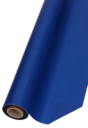 [K1080030] Kadofolie Blauw Mat Dubbelzijdig 70cm x 50meter 40mu