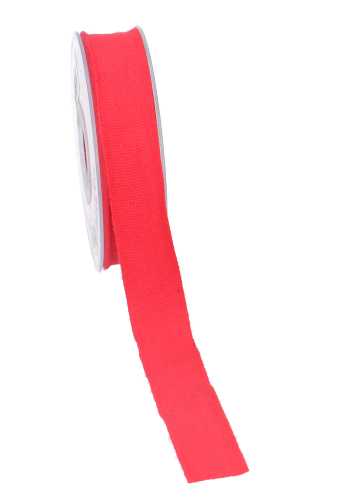 [K1390112] Luxe Kadolint Katoen Rood 25mm x 15 meter