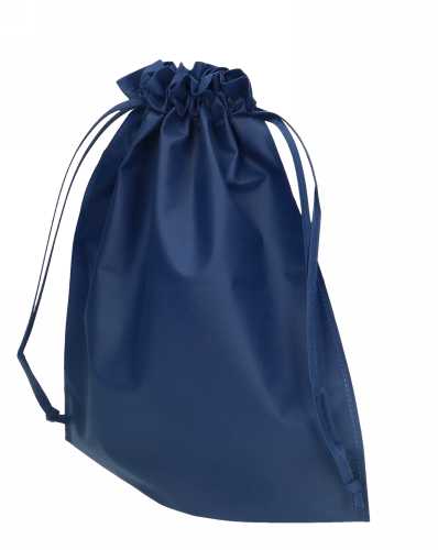 [K1070282] Geschenkzak Nonwoven Met Trekkoord Patti Blauw.35x10x39cm 200stuks