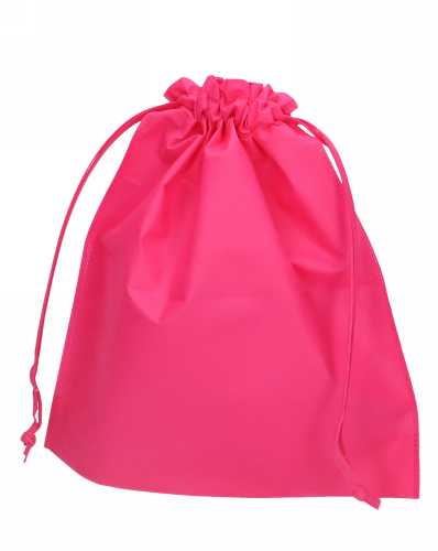 [K1070283] Geschenkzak Nonwoven Met Trekkoord Patti Fuchsia 35x10x39cm 200stuks