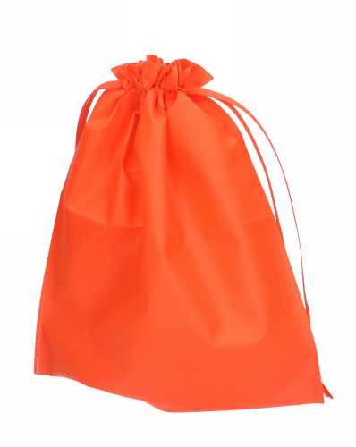 [K1070285] Geschenkzak Nonwoven Met Trekkoord Patti Oranje.35x10x39cm 200stuks