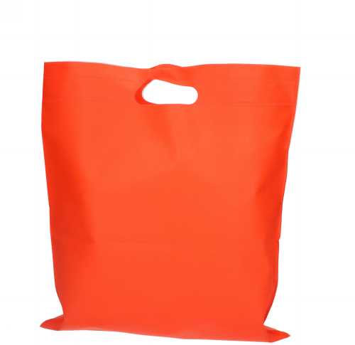 [1110256] Draagtas Dongo Nonwoven Uitgesneden Handvat Oranje 23.5x35cm 200stuks