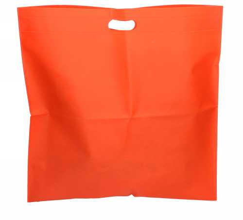 [1110270] Draagtas Dongo Nonwoven Uitgesneden Handvat Oranje 48x50cm 200stuks