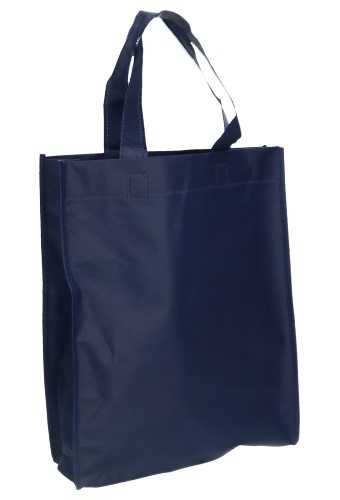 [K1110288] Draagtas Mango Nonwoven Met Lange Handvat Blauw 40x10x45cm 200stuks