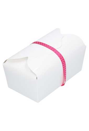 [K1360112] Bonbondoosjes Wit Golf 1000 gram 18x10x7cm 25stuks