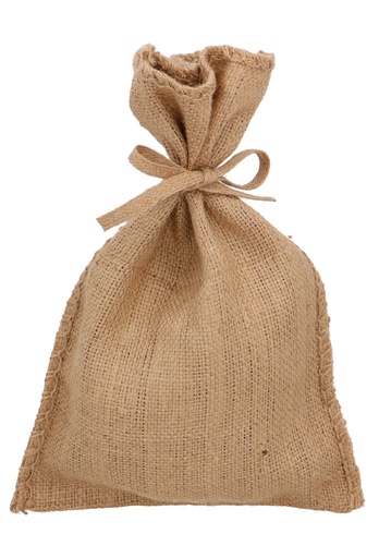 [K1070307] Jutezakje De Luxe Jute Naturel 25x38cm 6stuks