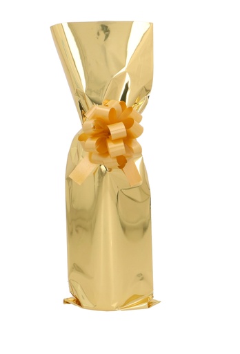 [K1170283] Wijnzak Folie Metallic Goud 15x45cm 100stuks