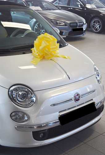 [K1290105] Autostrikken Groot Padova Gelakt Geel d35+17cm Hoogte 22cm.