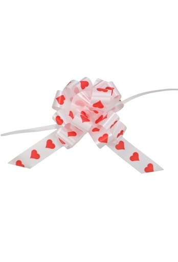 [K1420046] Hartjes Trek Strikken Doorsnee 95mm met een lint van 20mm 30stuks