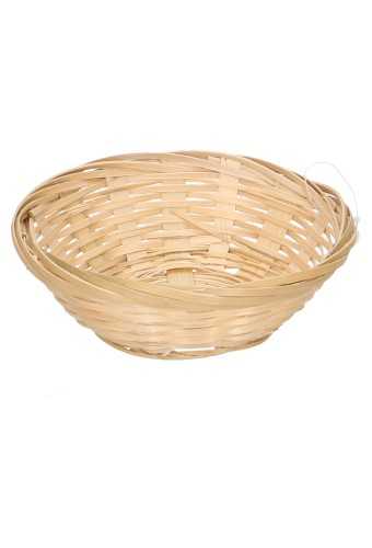 [1190003] Bamboemanden Broodmand bamboe dicht rond 12cm 50stuks