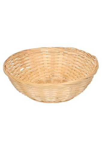 [1190020] Bamboemanden Broodmand bamboe rond 22cm 40stuks