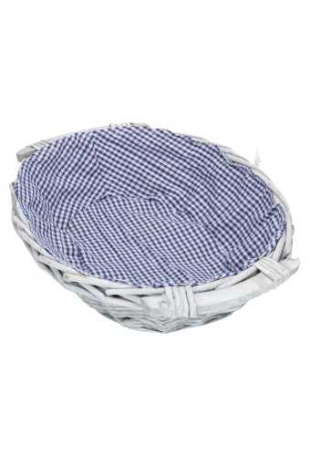 [1190215] Rietenmanden Fruitmand hout handvew. blauw gebl gev 34x28x8.5cm 10st