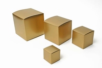[K1270377] Kubus Geschenkdoosjes Goud 10x10x10cm 25stuks