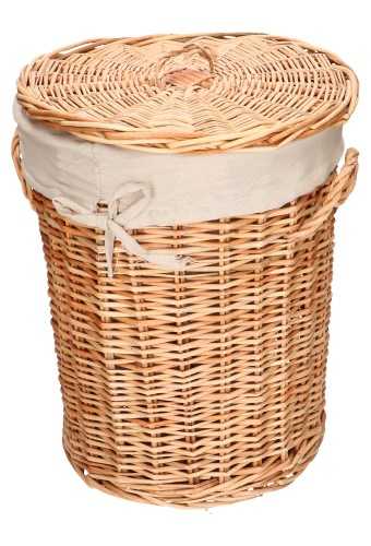 [1190501] Rietenmanden met deksel diam. 31x38cm 4stuks