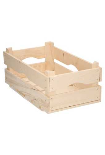 [1190249] Veilingkist Hout 34x20x14cm 10stuks