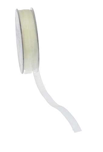 [K1320121] Organza Lint Creme 10mm x 50 meter.