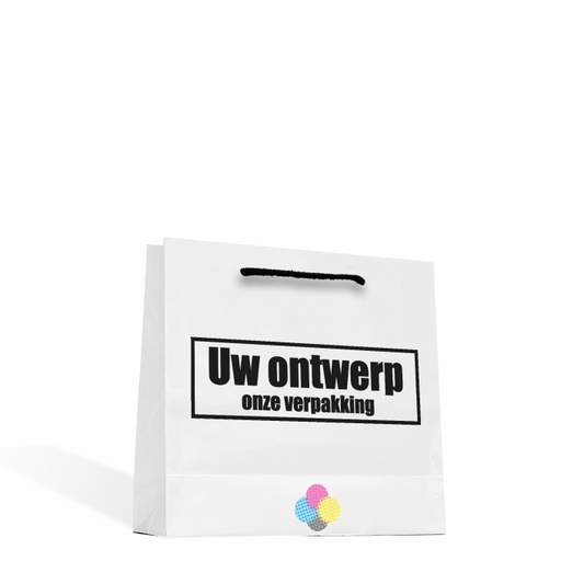 [1540010] Luxe Tassen Bedrukken Met Logo 170GRAM & Koord 24x9x23cm