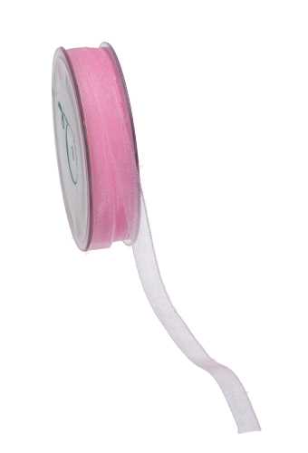 [K1320131] Organza Lint Baby Roze 10mm x 50 meter.