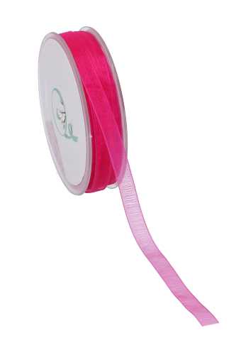 [K1320132] Organza Lint Fuchsia 10mm x 50 meter.