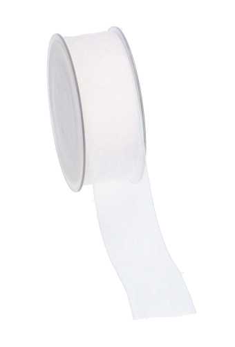 [K1320160] Organza Lint Wit 38mm x 50 meter.