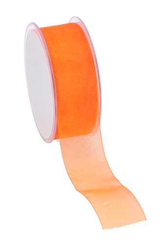 [K1320169] Organza Lint Oranje 38mm x 50 meter.