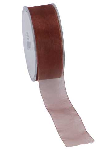 [K1320170] Organza Lint Bruin 38mm x 50 meter.
